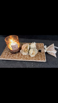 Wooden Hand-Stenciled Display Tray