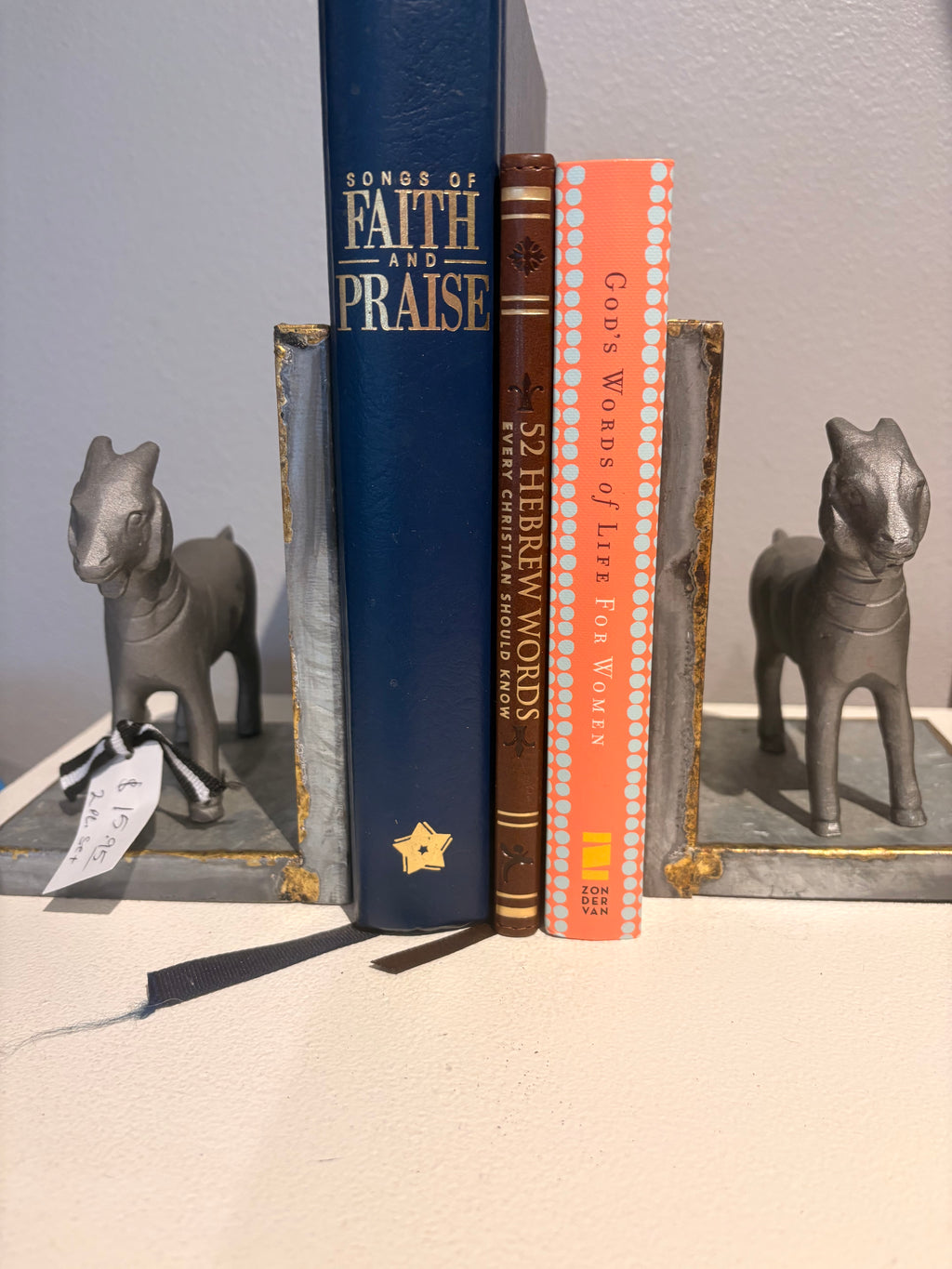 Metal Goat Bookends