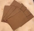 Vintage Mocha Cloth Napkins, Set of 8