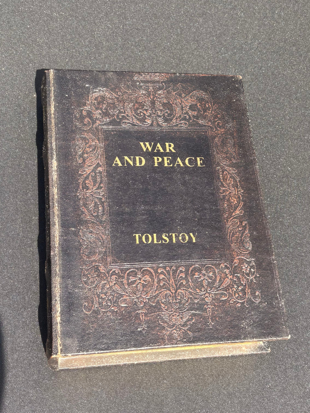 Vintage "War and Peace" Secret Storage Book Box