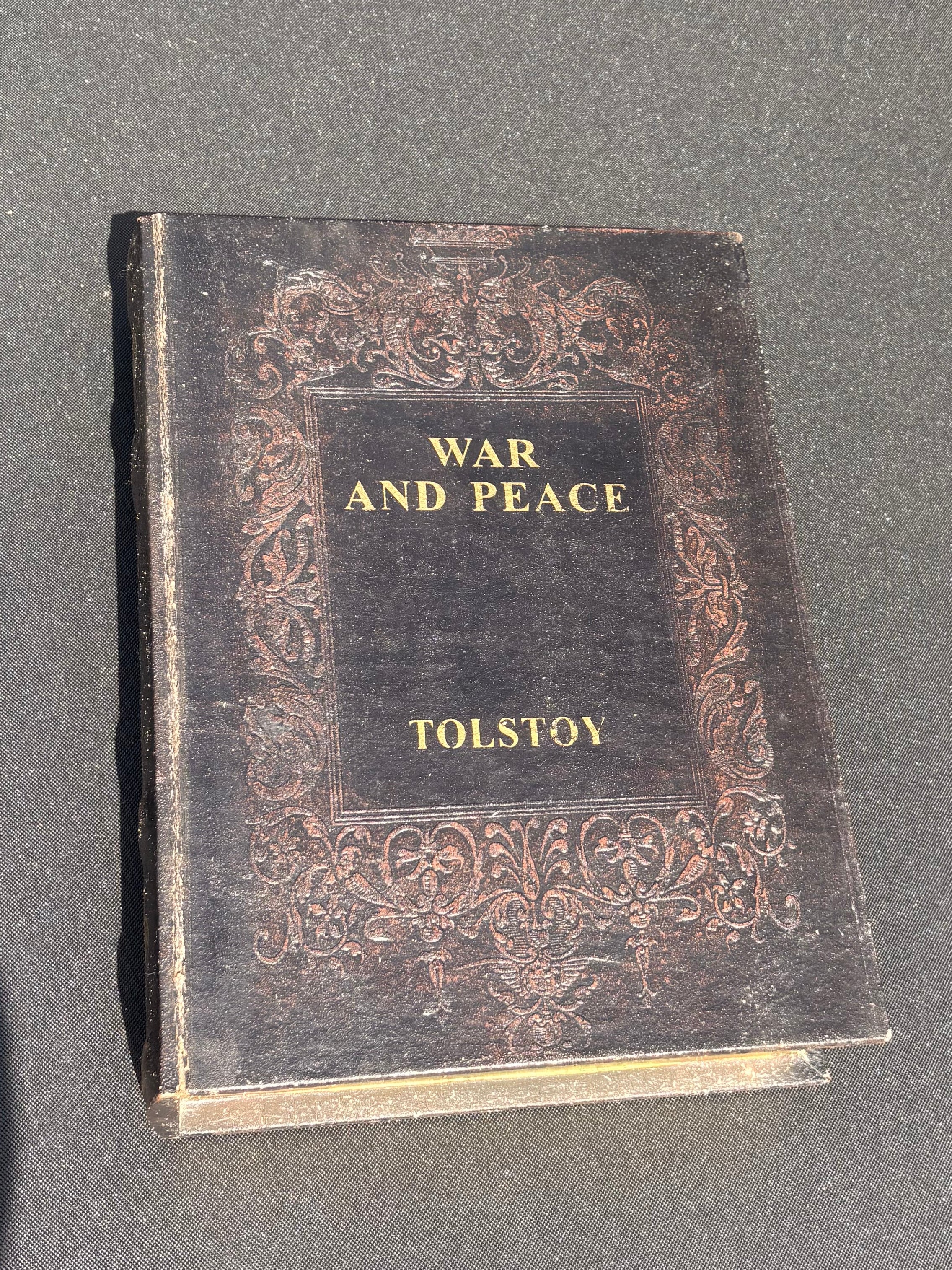 Vintage "War and Peace" Secret Storage Book Box