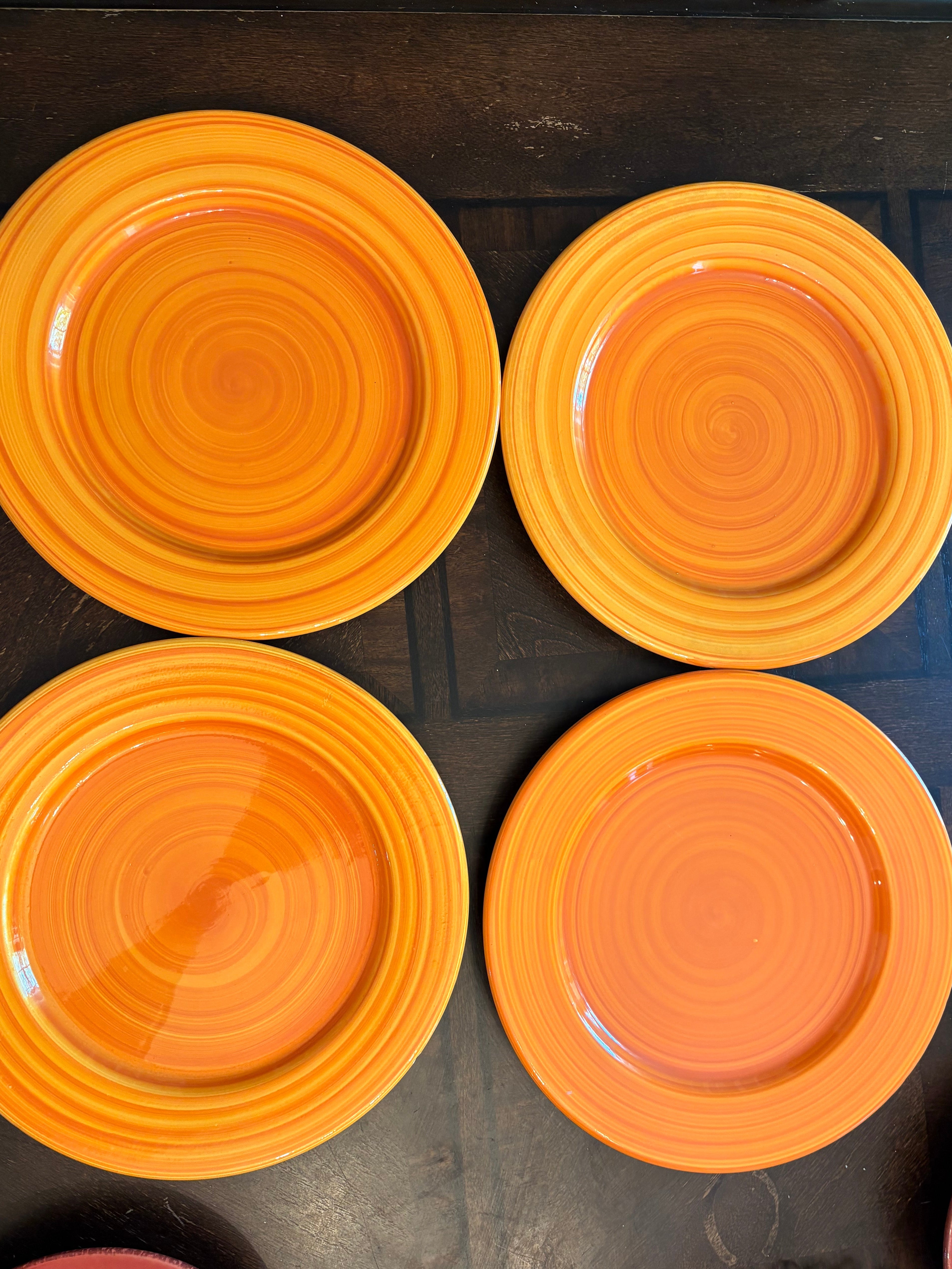 "Valencia" Dinner Plates Made in Italy (Set of 4)