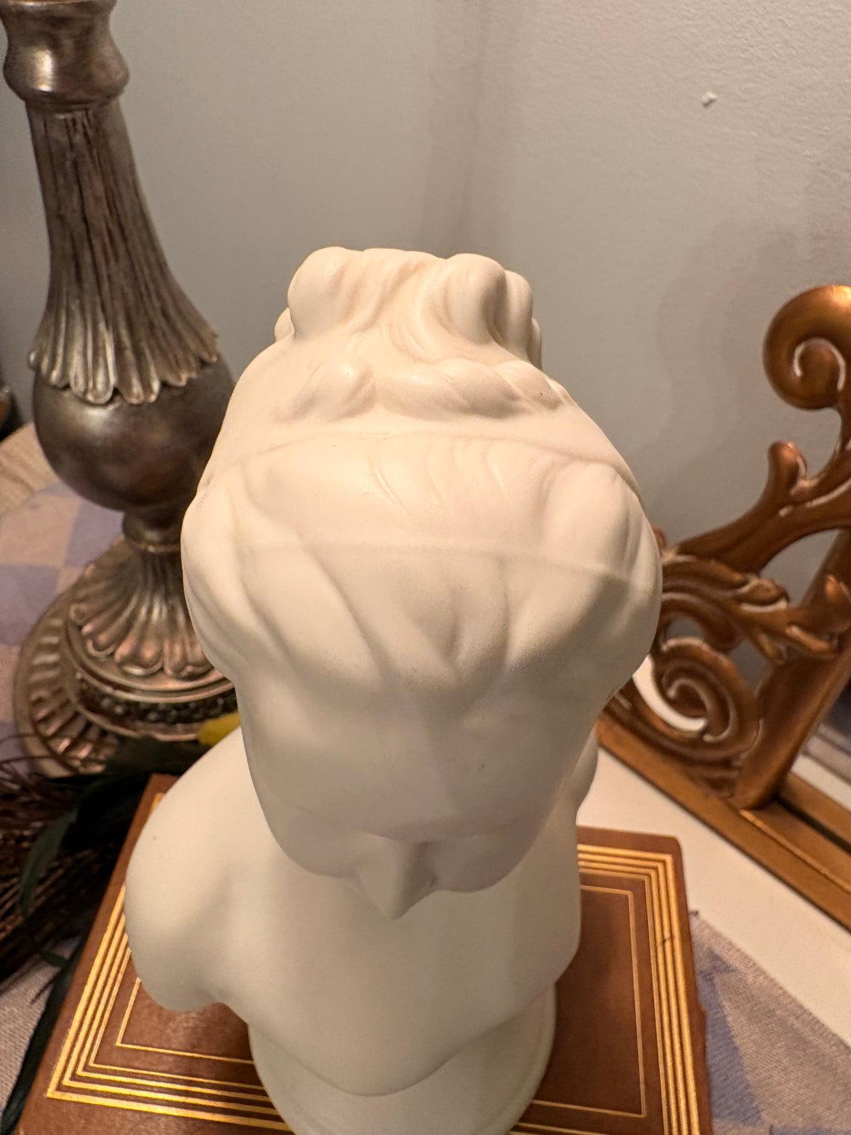 Vintage Female Bust Statue