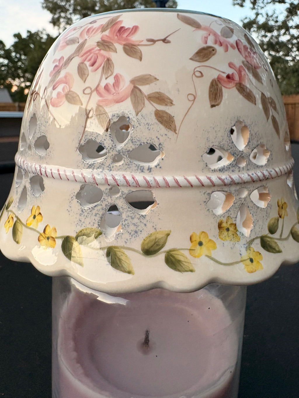 Home Interior Candle Topper