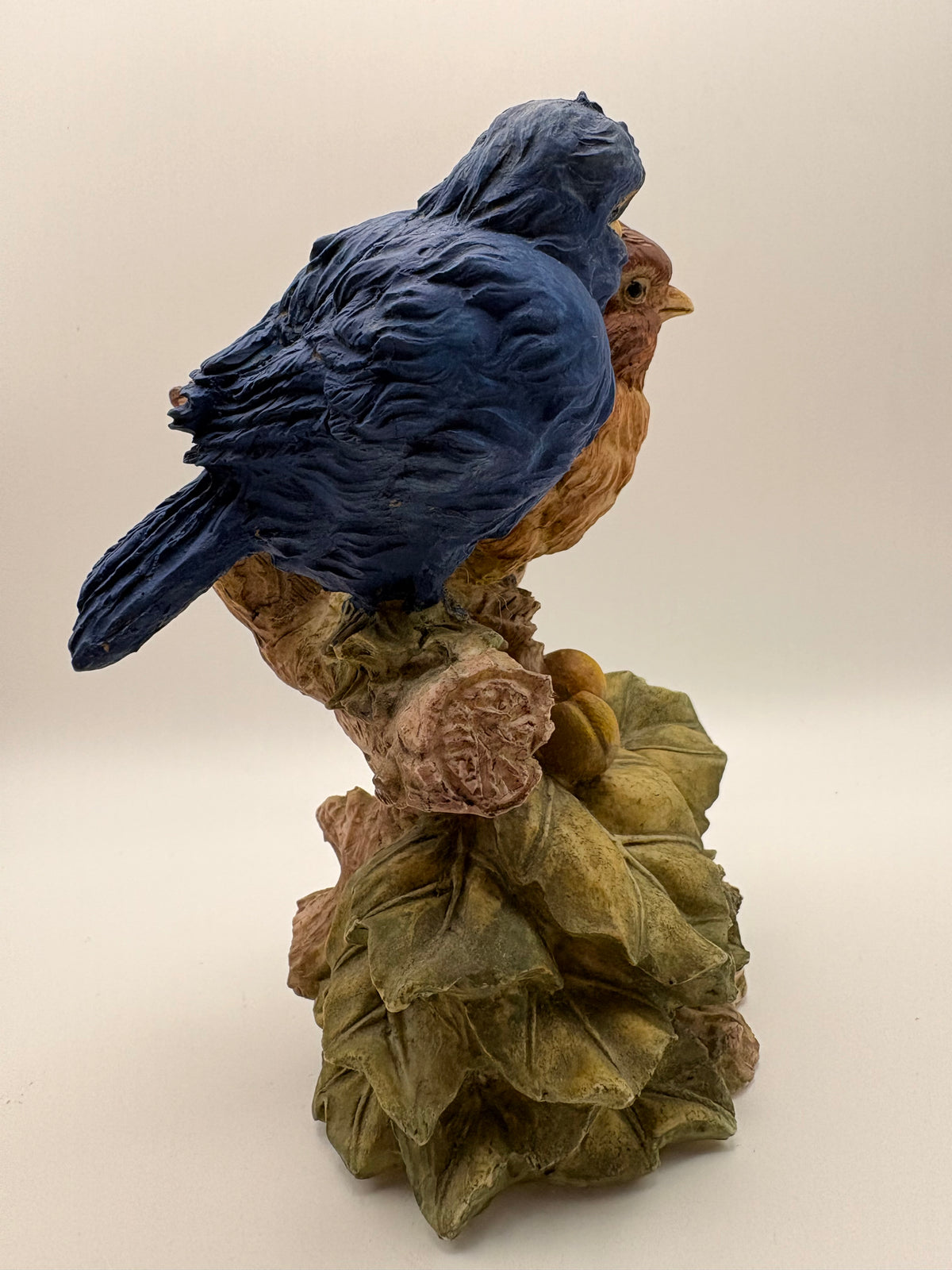 Blue & Brown Bird Figurine
