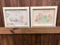 Set of 2 Homco Framed Children & Bible Verse Prints — 1980s