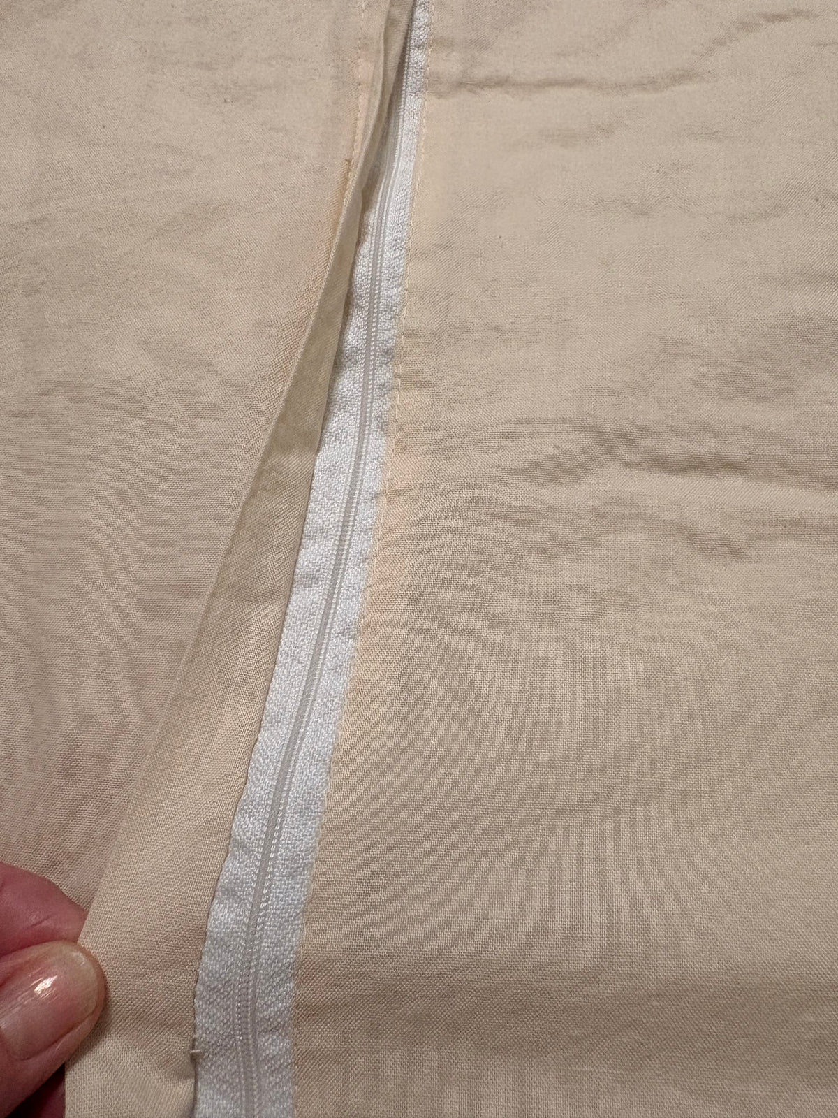 Vintage Quilted Pillow Sham — Sunburst Pattern