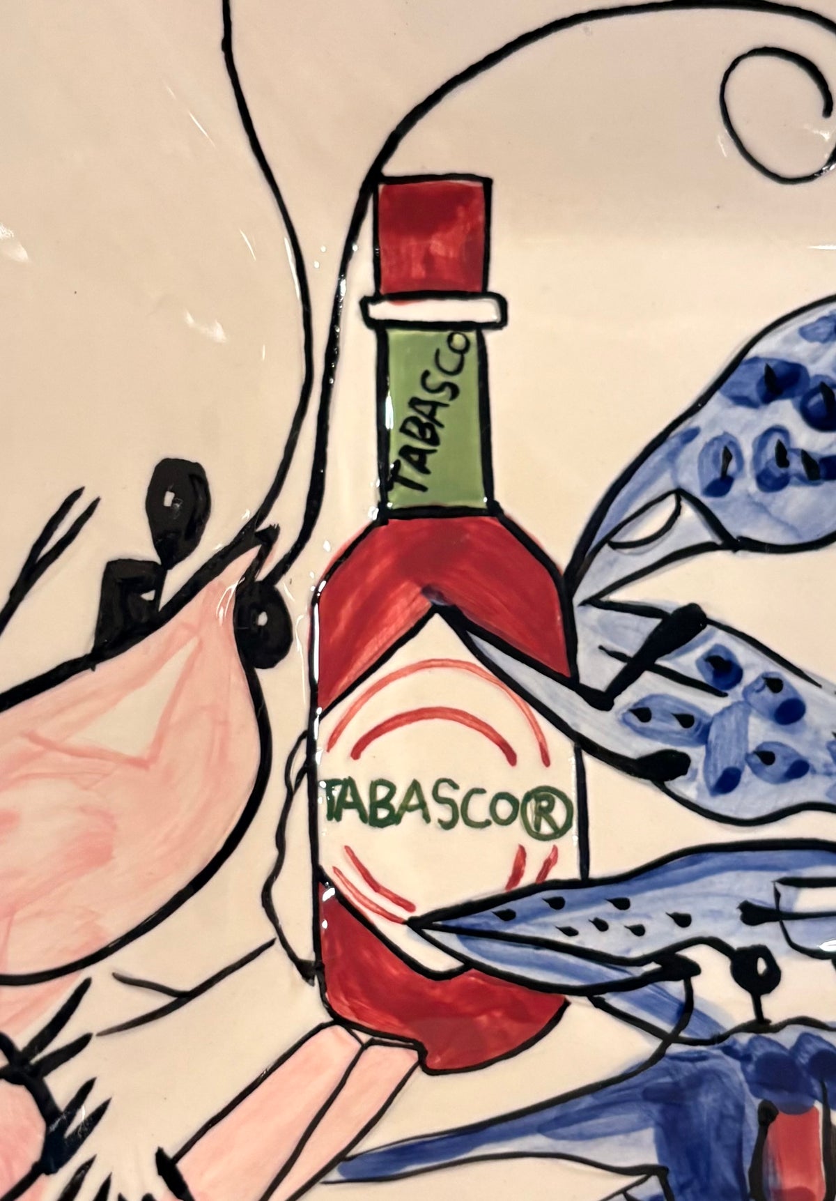Tika Tabasco Seafood Bowl — Vintage Ceramic