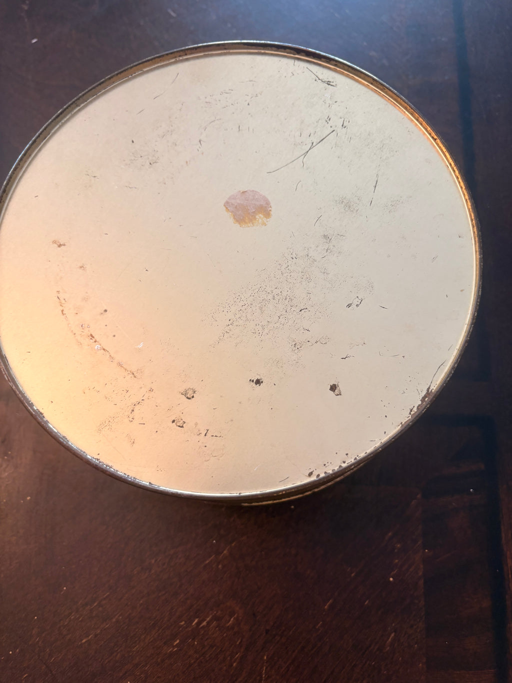Vintage 1980s Bristol Ware Coca-Cola Round Cookie Tin