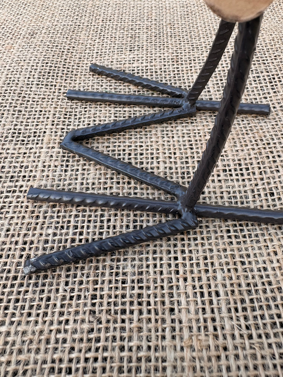 Metal and Driftwood Turkey Centerpiece