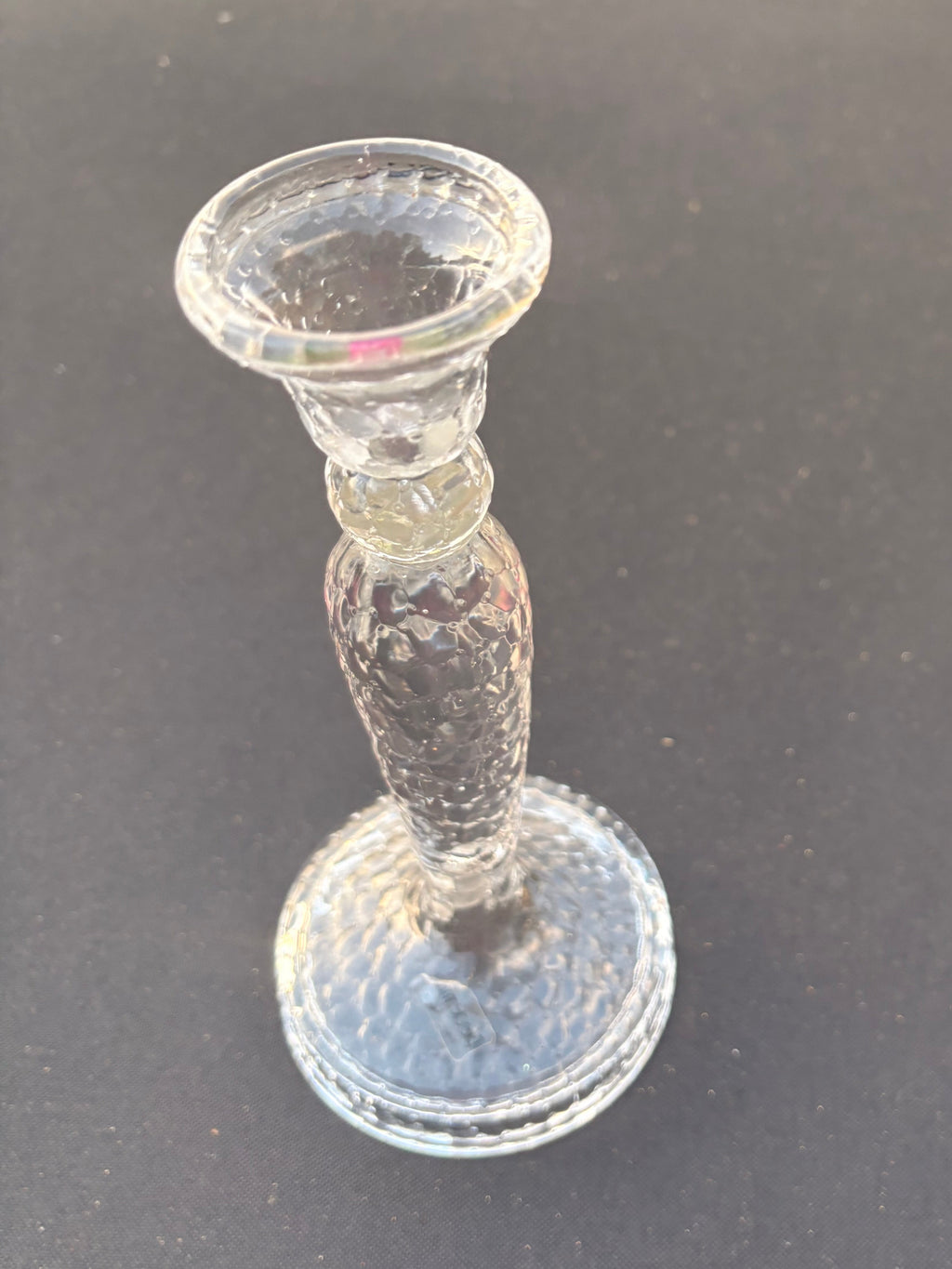 Biedermann & Sons Glass Candlestick