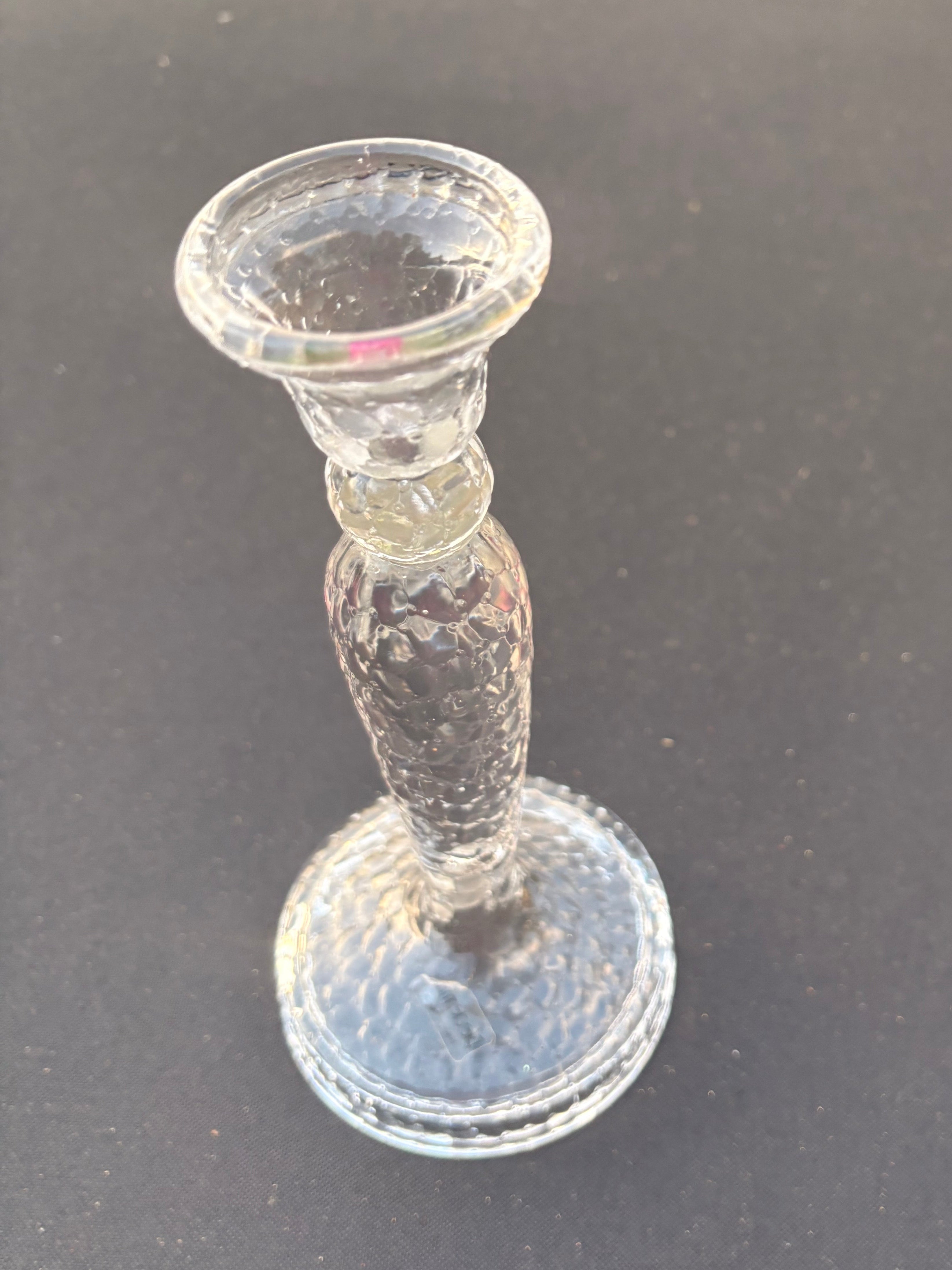 Biedermann & Sons Glass Candlestick