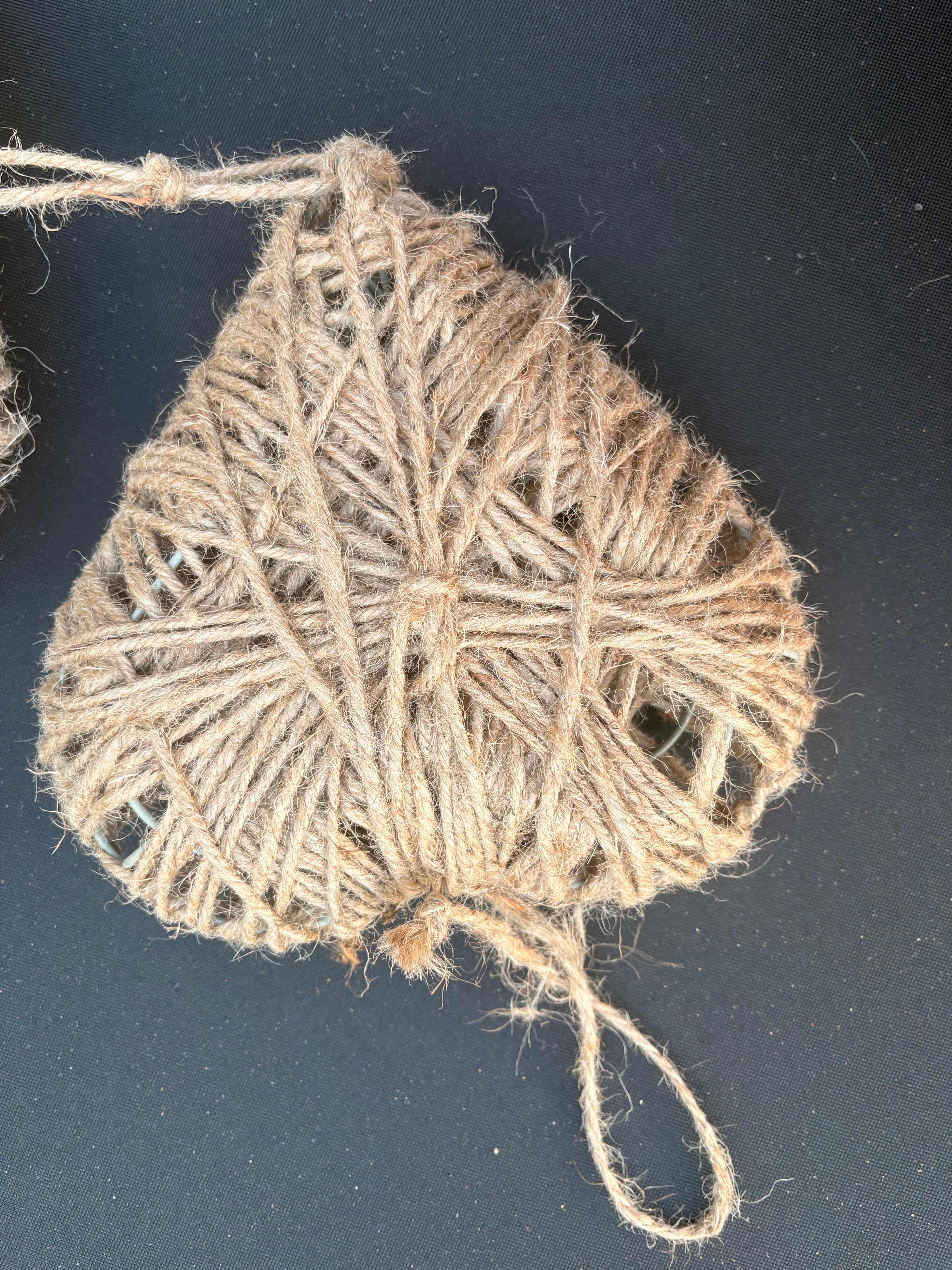 Rustic Twine Heart Decoration
