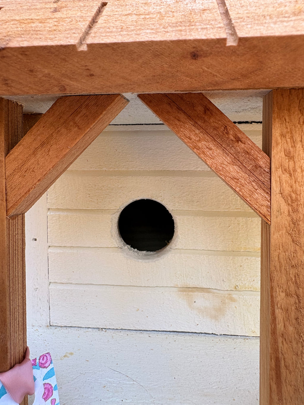 Hand Made 2-Compartment Birdhouse