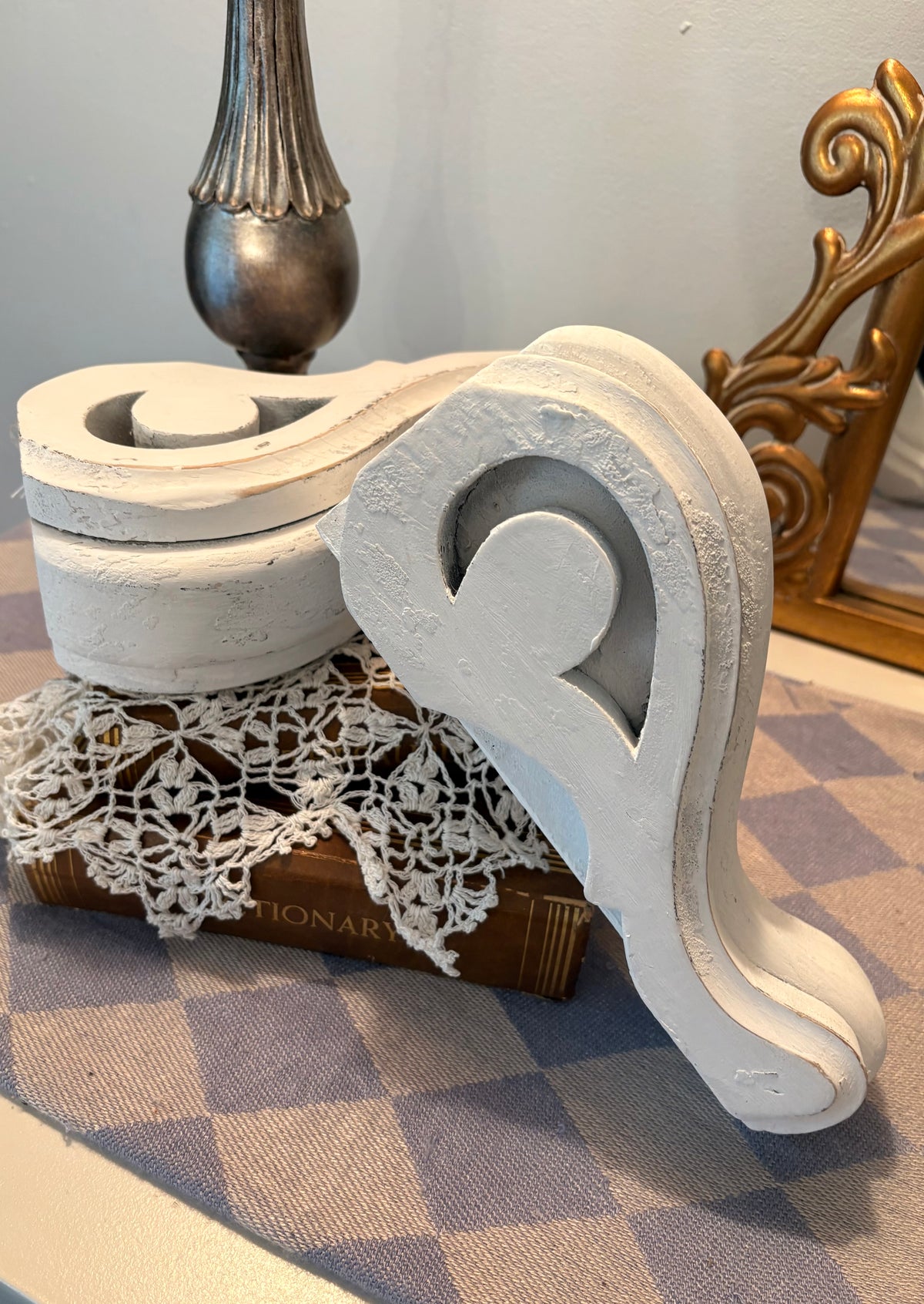 Decorative Scroll Wood Corbels