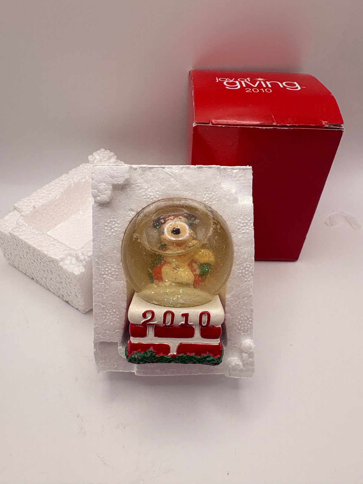 Mickey Mouse Miniature Snow Globe 2010