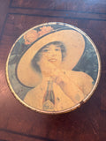 Vintage 1980s Bristol Ware Coca-Cola Round Cookie Tin