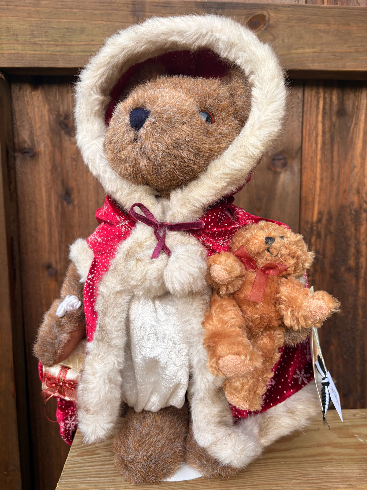 Vintage Sasha and Nicholas Holiday Bear Plush