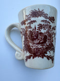 California Pantry Red Pattern French Country Mug
