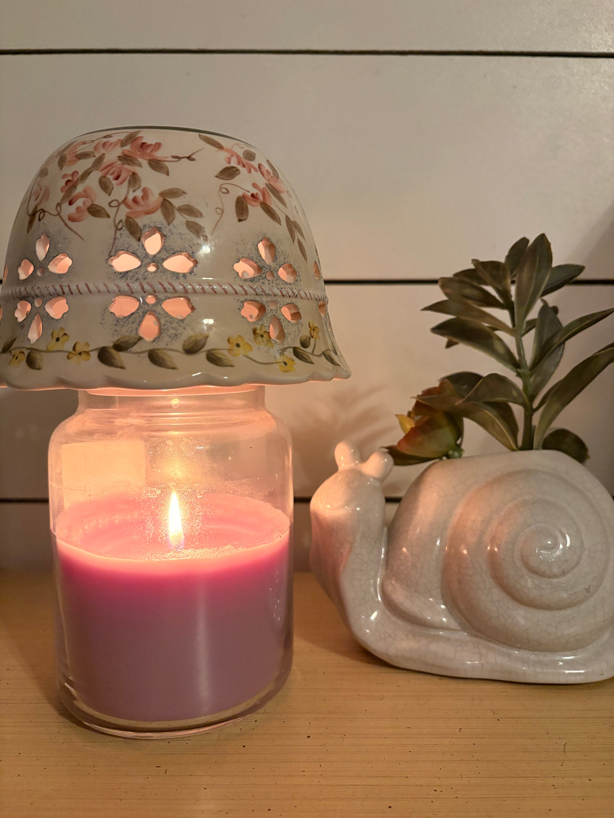 Home Interior Candle Topper
