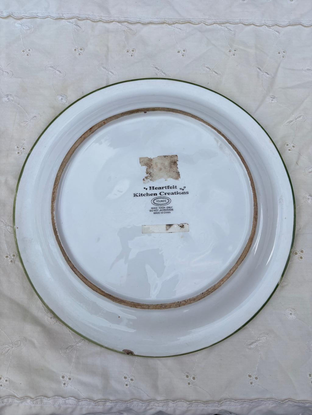 “All Things Grow With Love” Plate