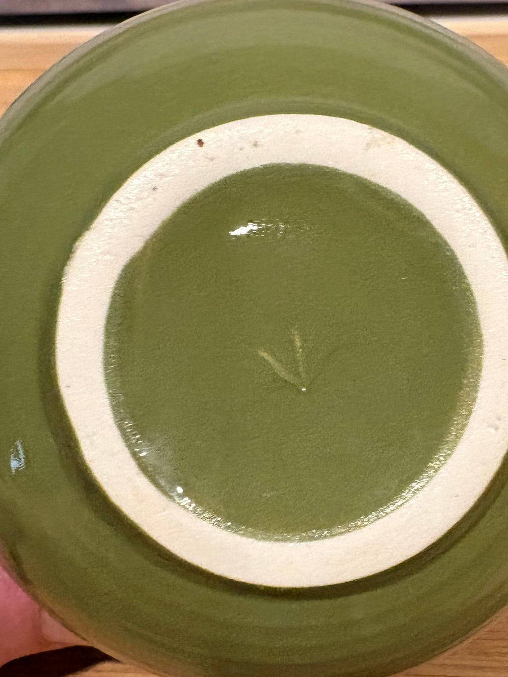 El Verde Green Ironstone Creamer