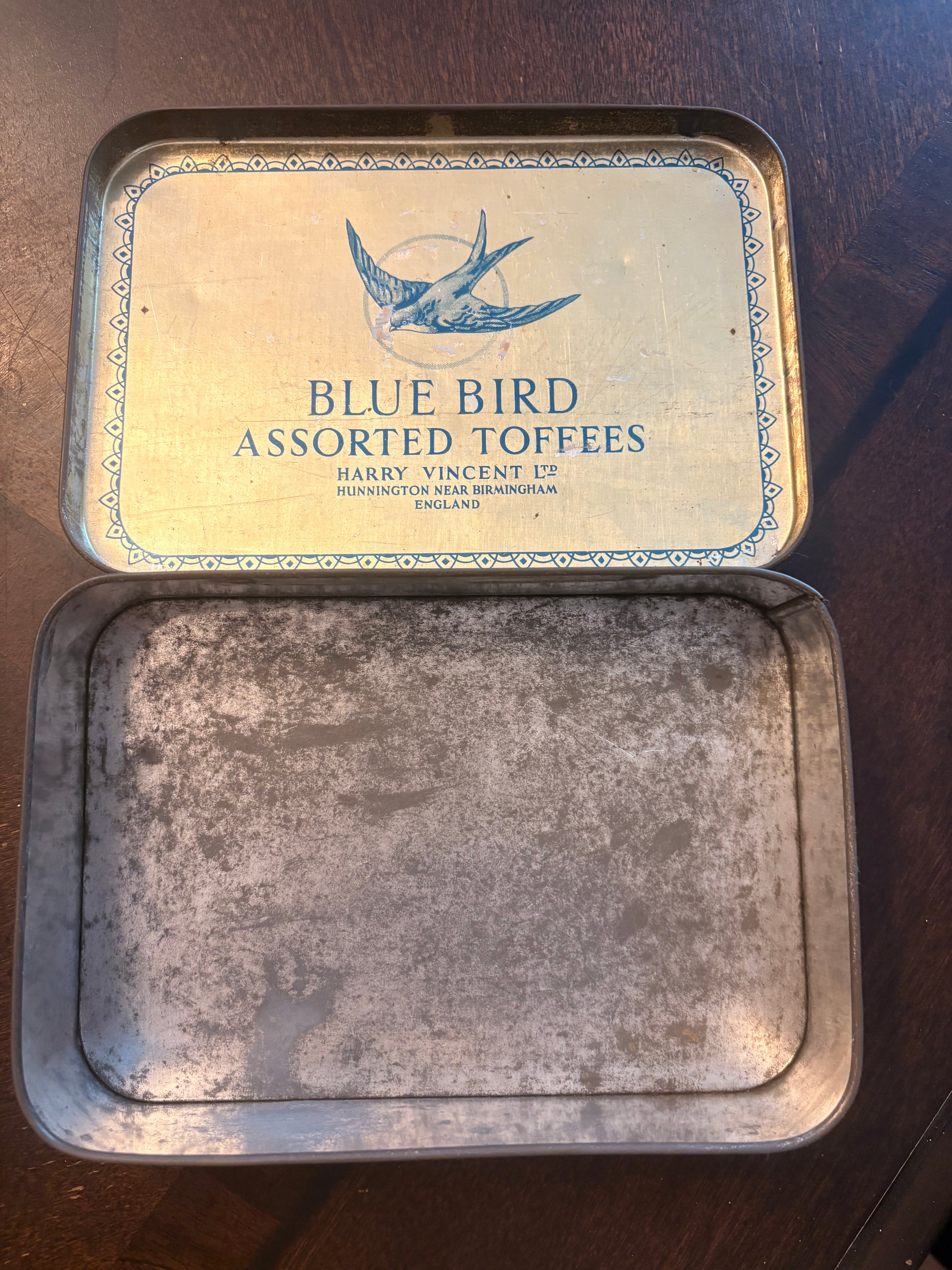 Vintage Bluebird Toffee Tin