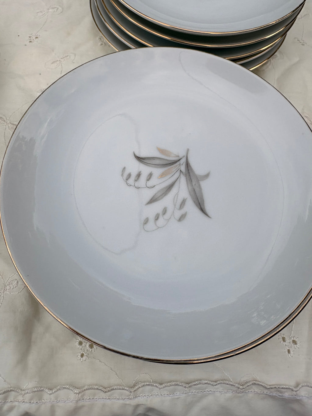 Kaysons “Golden Rhapsody” Dessert Plates, Set of 6