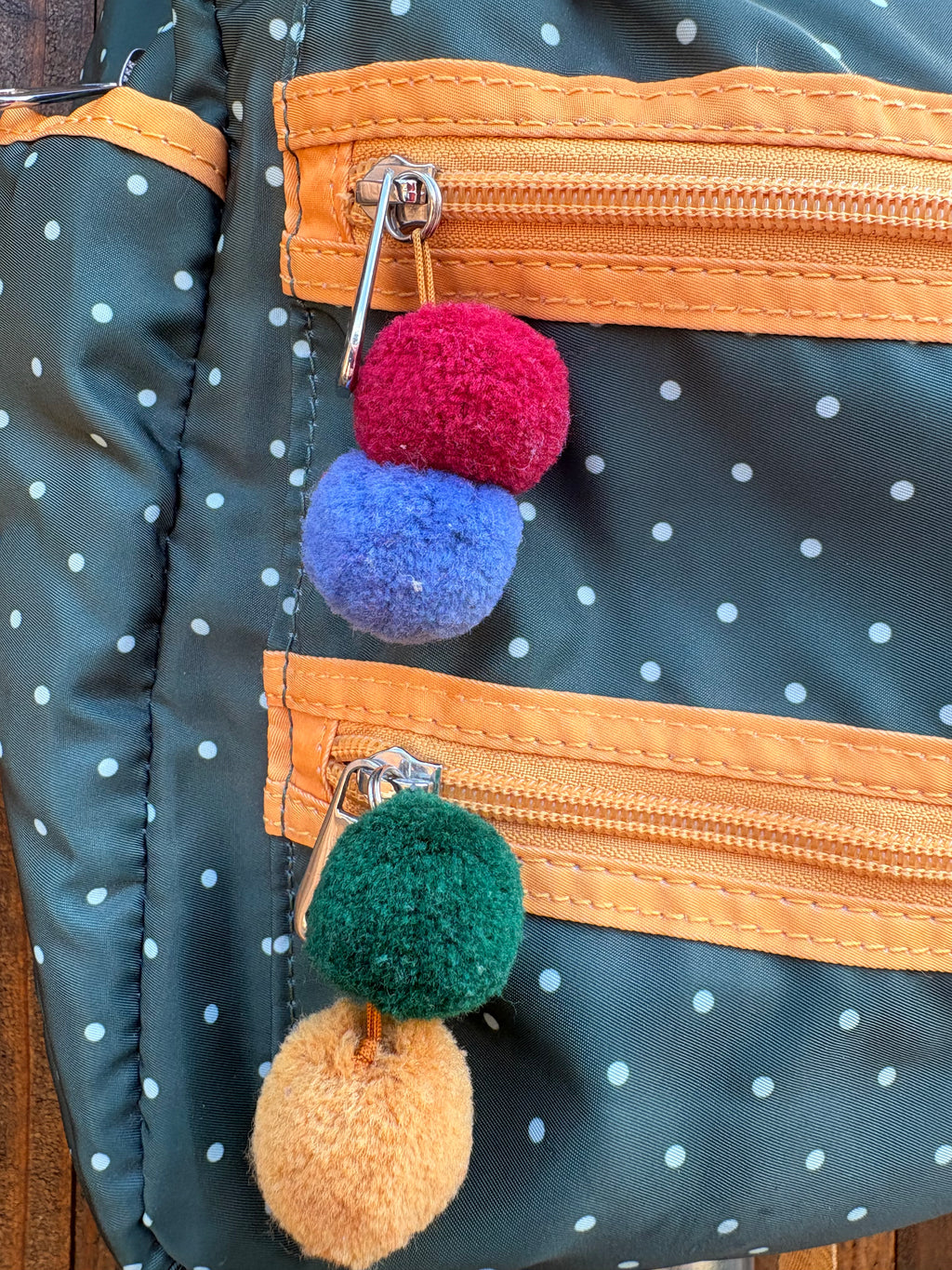 Matilda Jane Green and Polka Dot Backpack