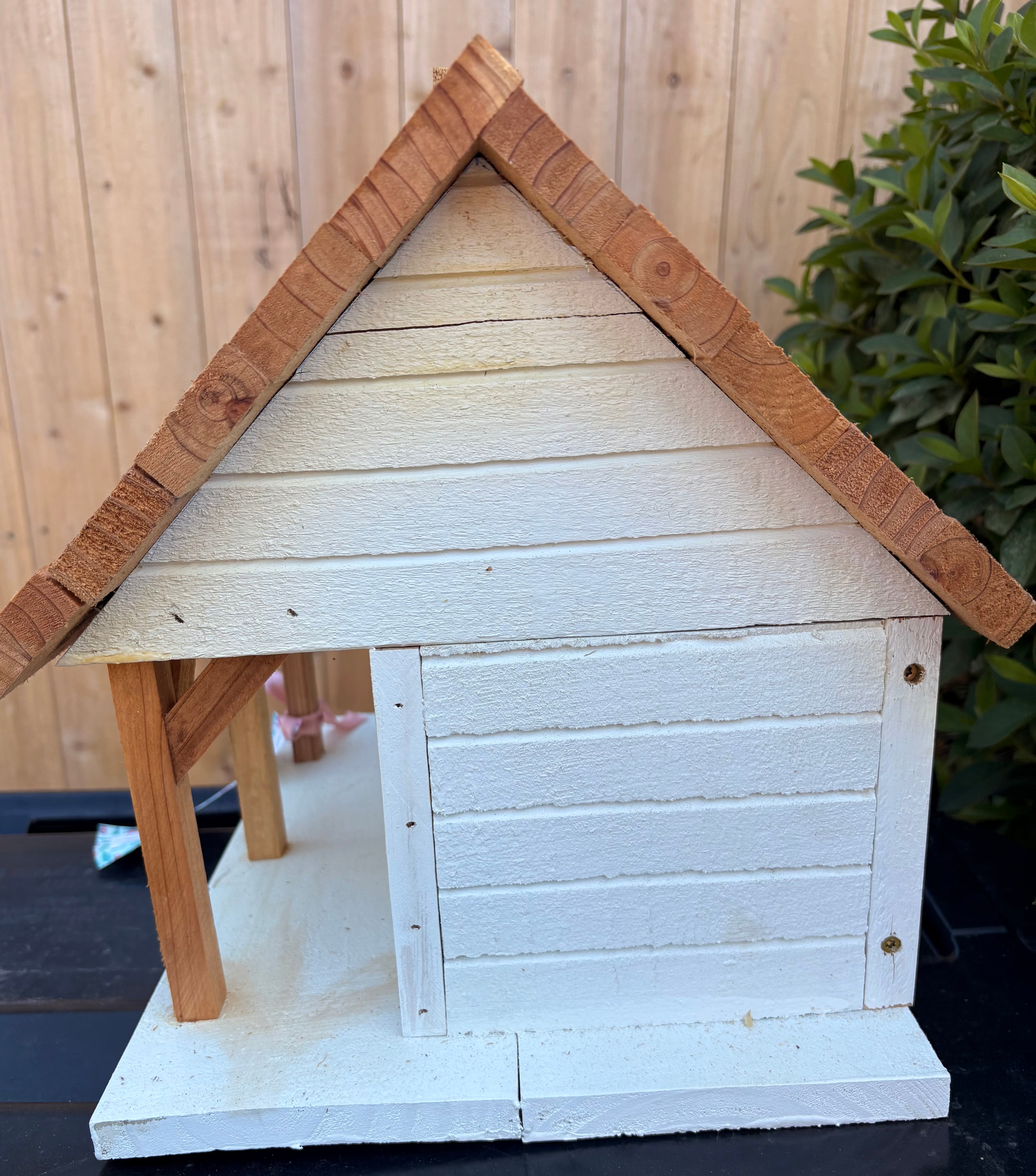Hand Made 2-Compartment Birdhouse
