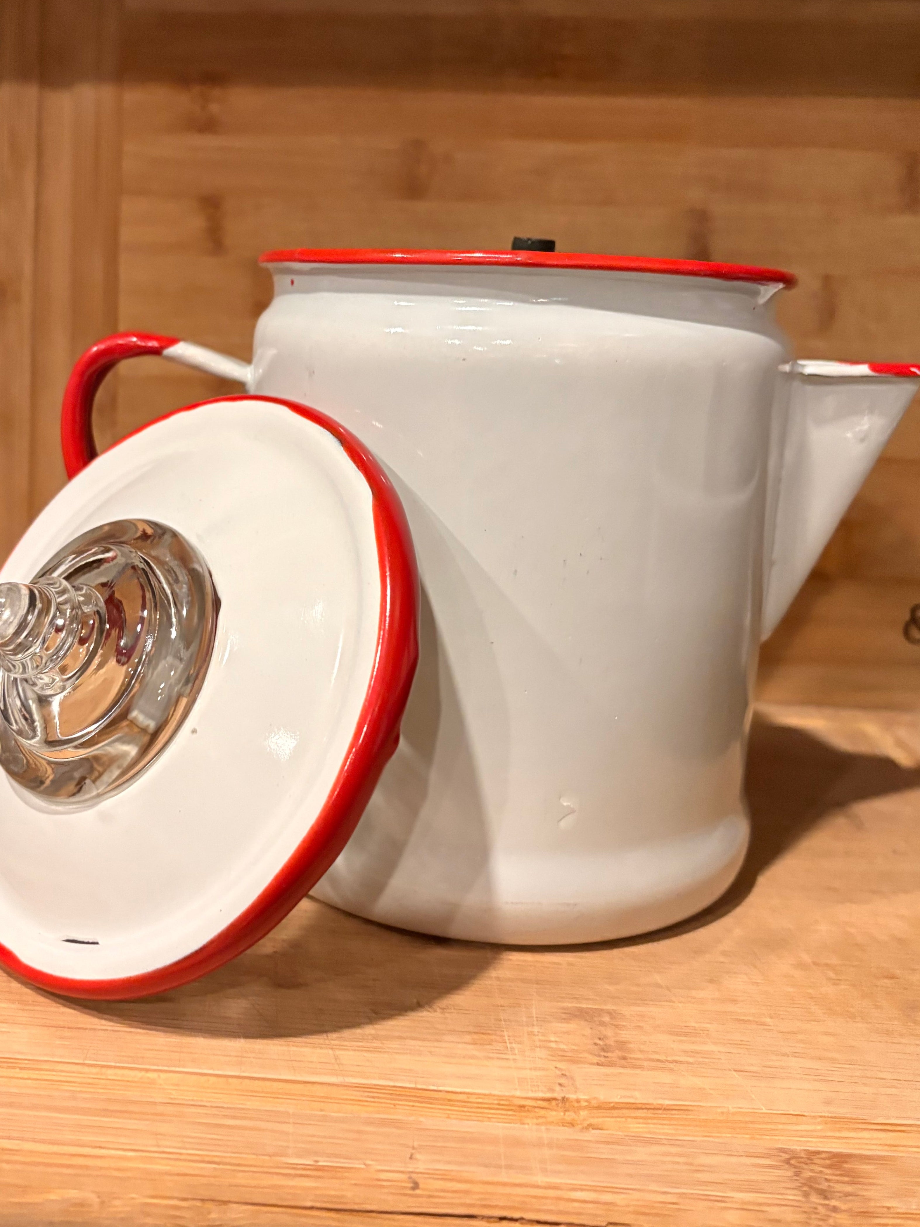 Enameware Coffee Percolator Pot