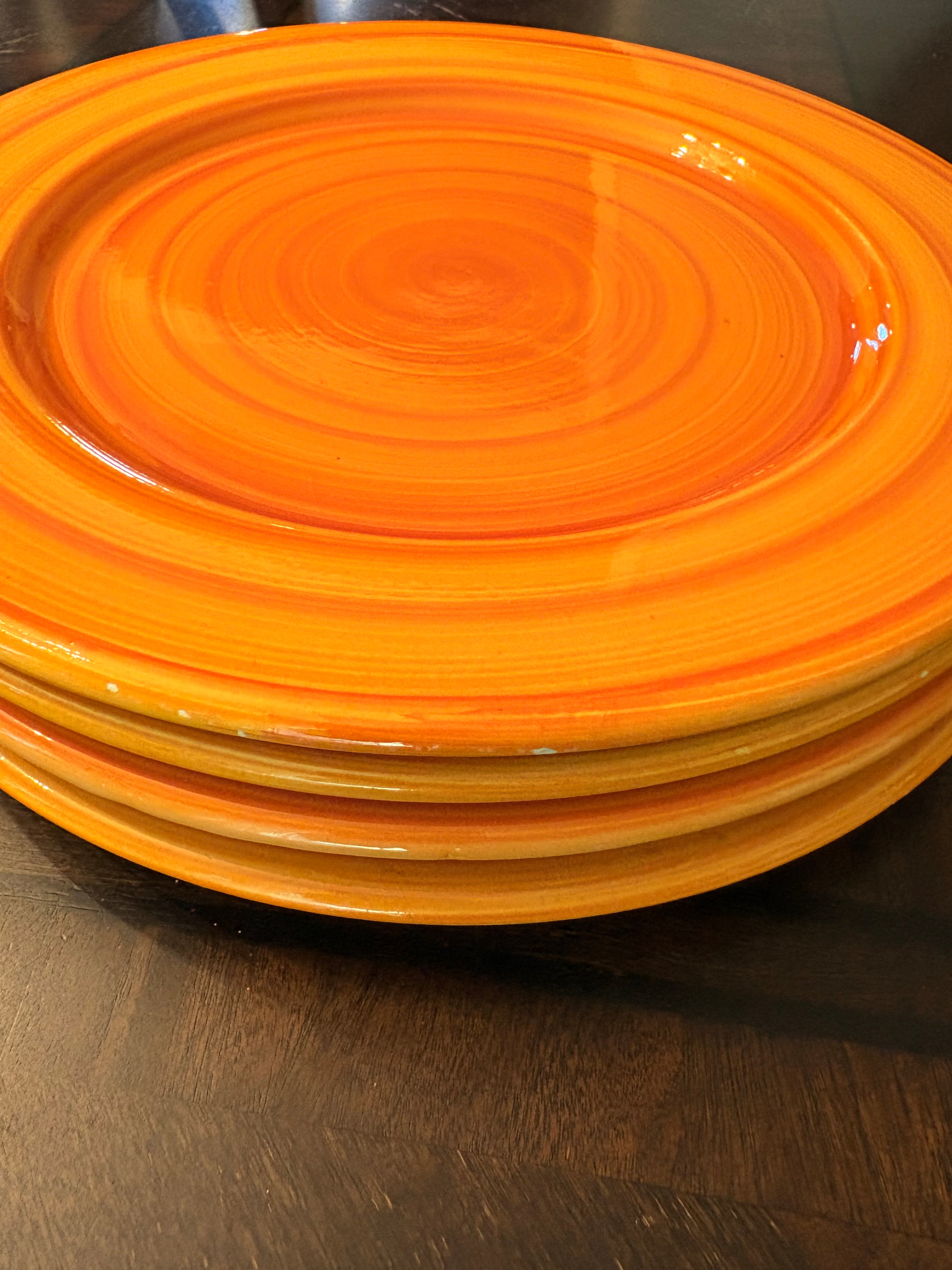 "Valencia" Dinner Plates Made in Italy (Set of 4)