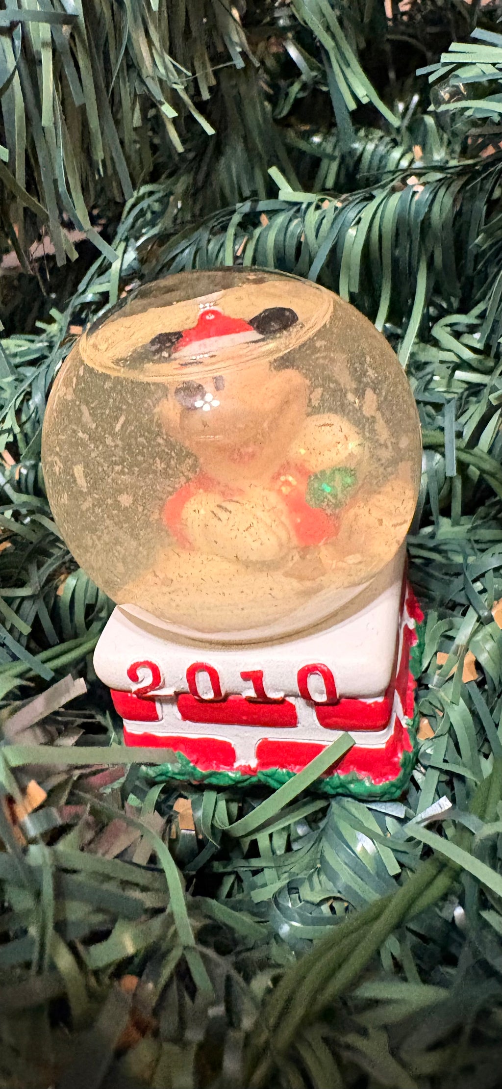 Mickey Mouse Miniature Snow Globe 2010
