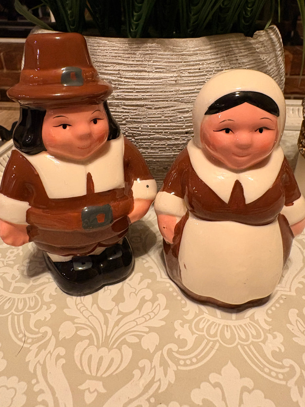 Pilgrim Pair Salt & Pepper Shakers