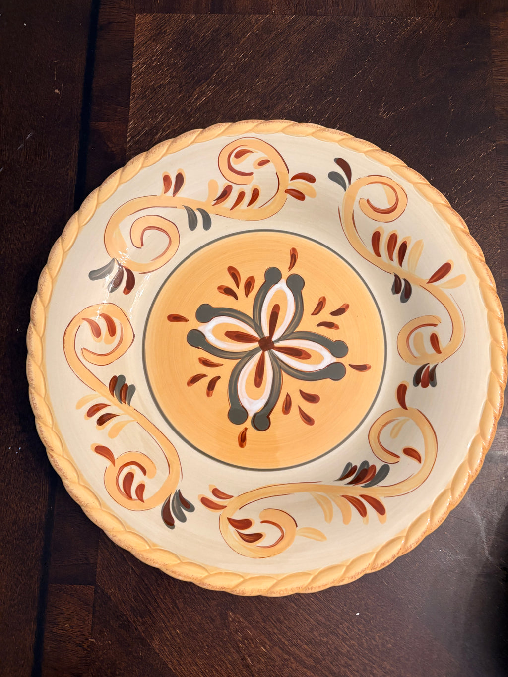 Artimino Tuscan Countryside Sienna Dinner Plates (Set of 4)