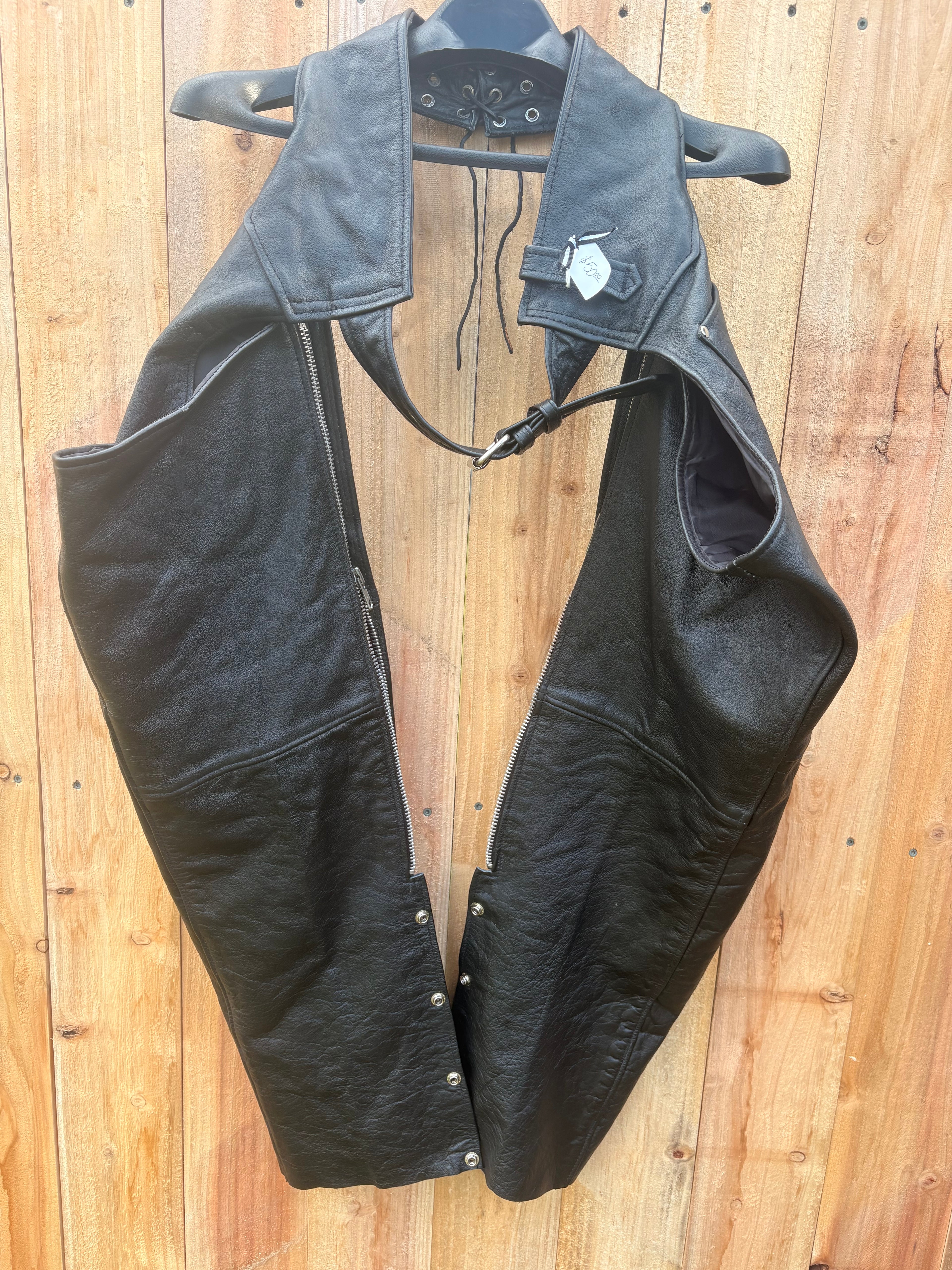Leather Riding Chaps