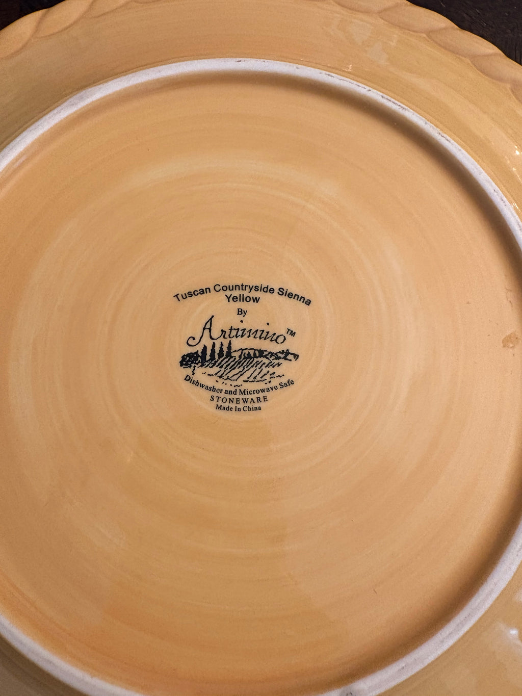 Artimino Tuscan Countryside Sienna Dinner Plates (Set of 4)