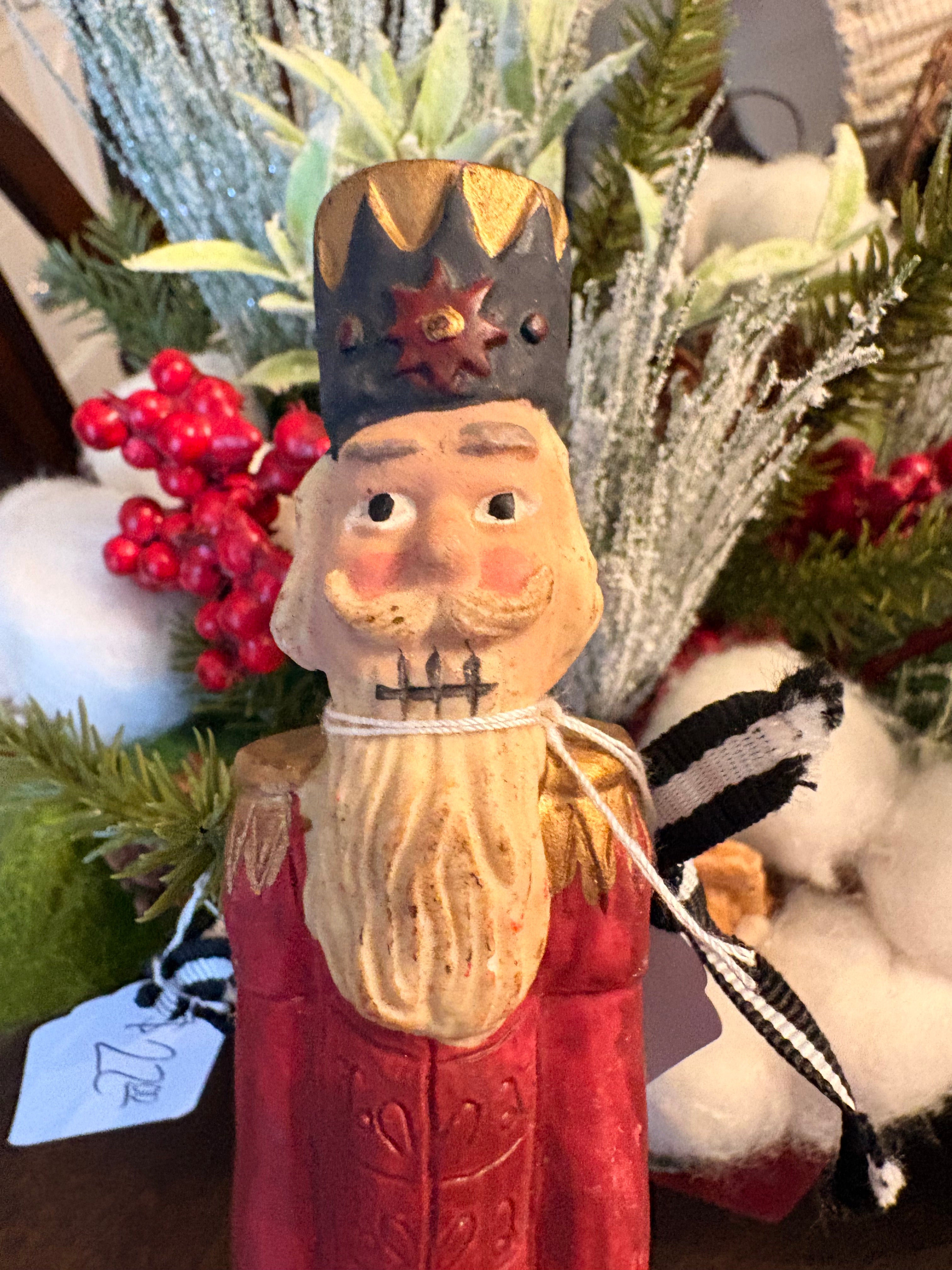 Vintage Pencil Christmas Soldier Figurine