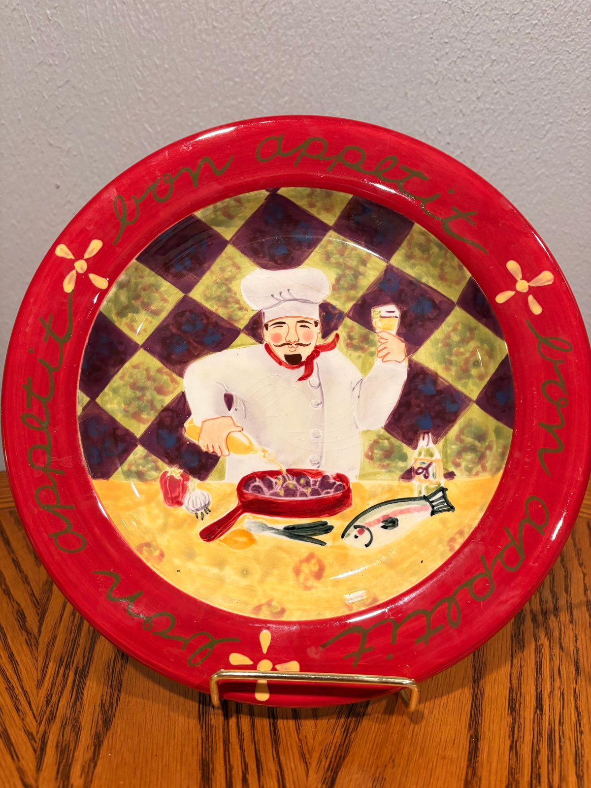 Certified International Chef Collection 3-Piece Salad Plate Set