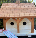 Hand Made 2-Compartment Birdhouse
