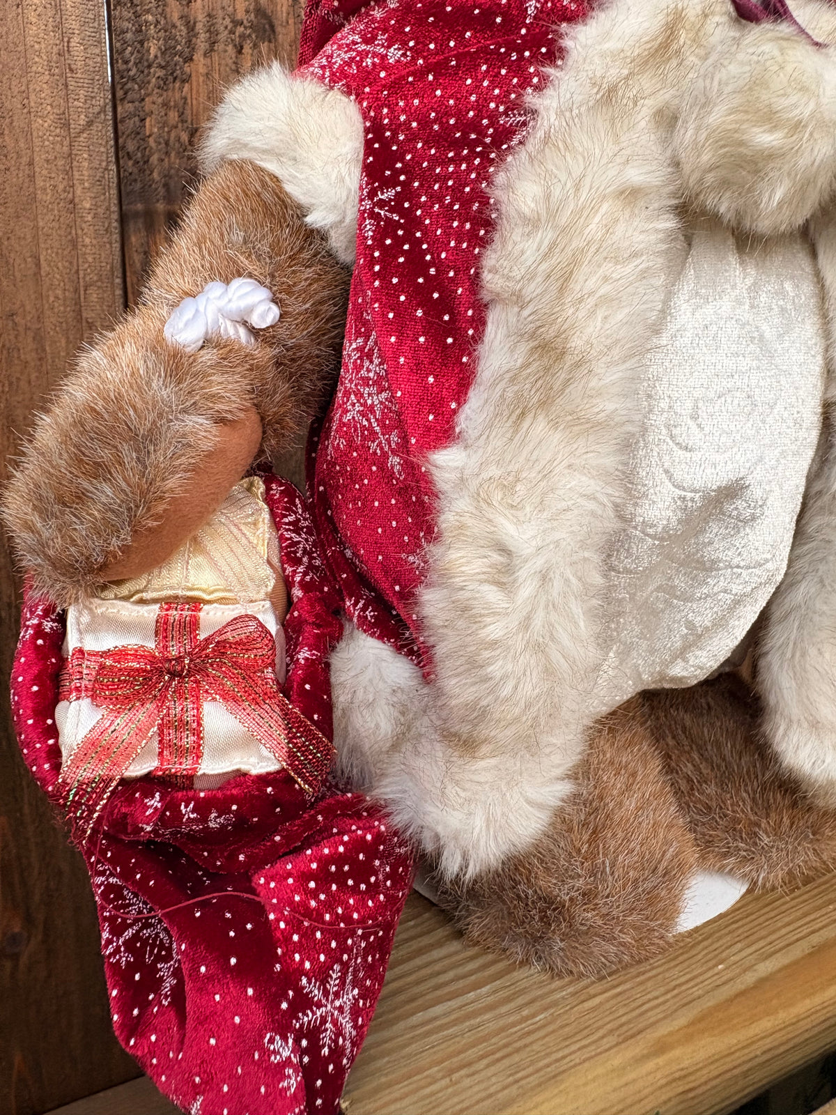 Vintage Sasha and Nicholas Holiday Bear Plush
