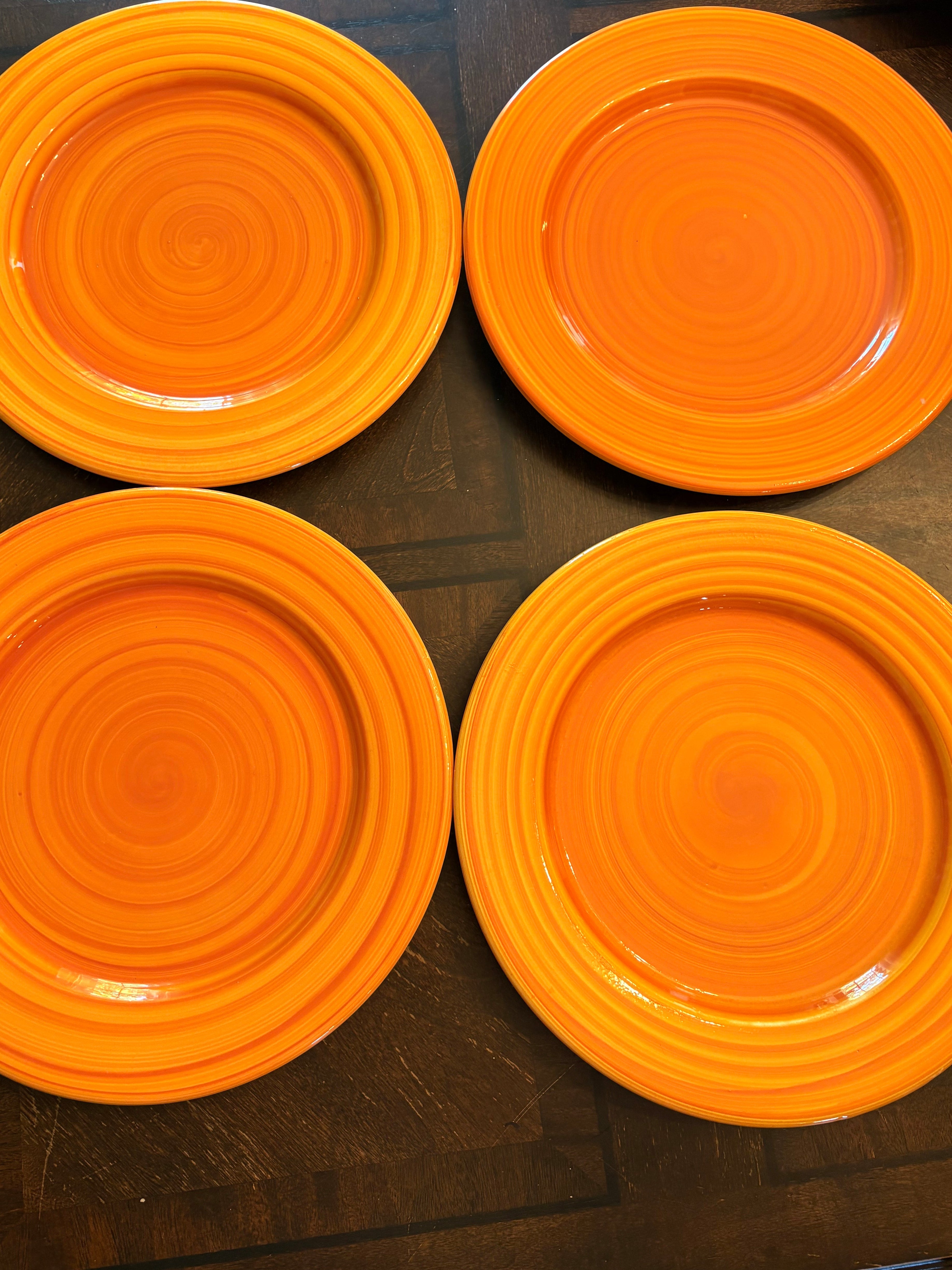 "Valencia" Dinner Plates Made in Italy (Set of 4)