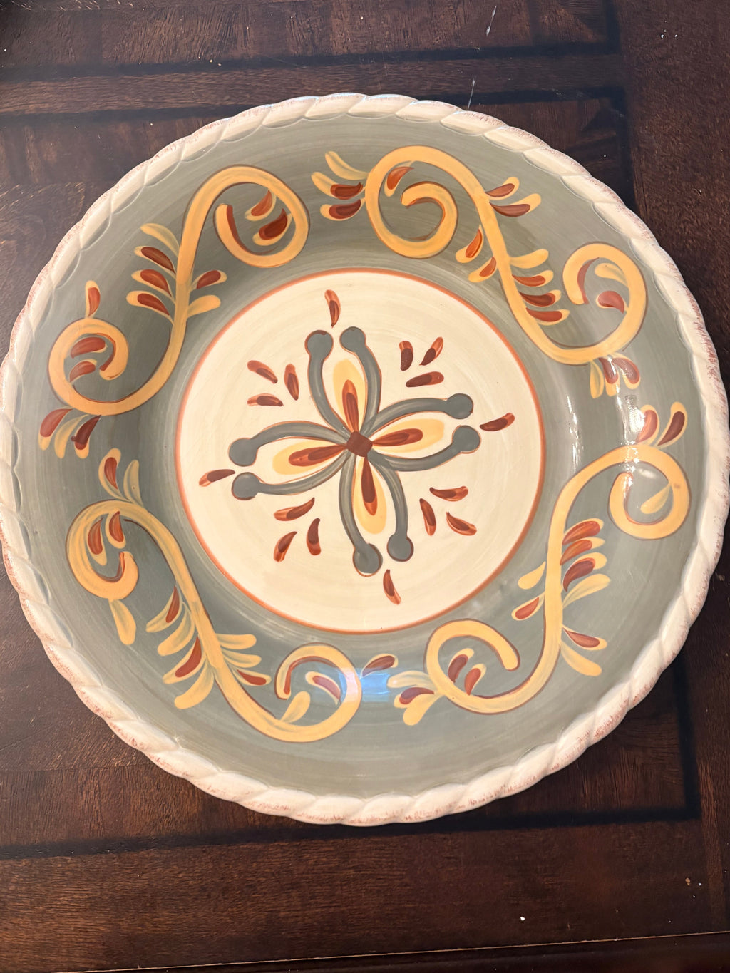 Artimino Tuscan Countryside Sienna Dinner Plates (Set of 4)