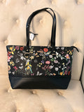 Elim and Paul Black & Floral Print Purse