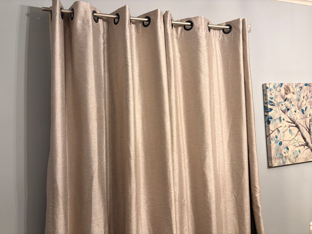 Kensington Home Fashion Curtain Panels – Slate Gray (Pair)