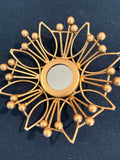 3-Piece Mirror Metal Starburst Wall Hanging