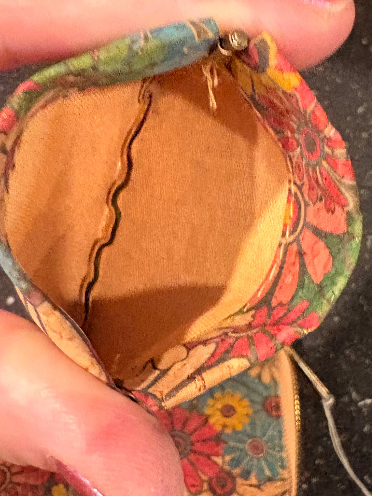 Floral Cork Wallet and Coin Purse