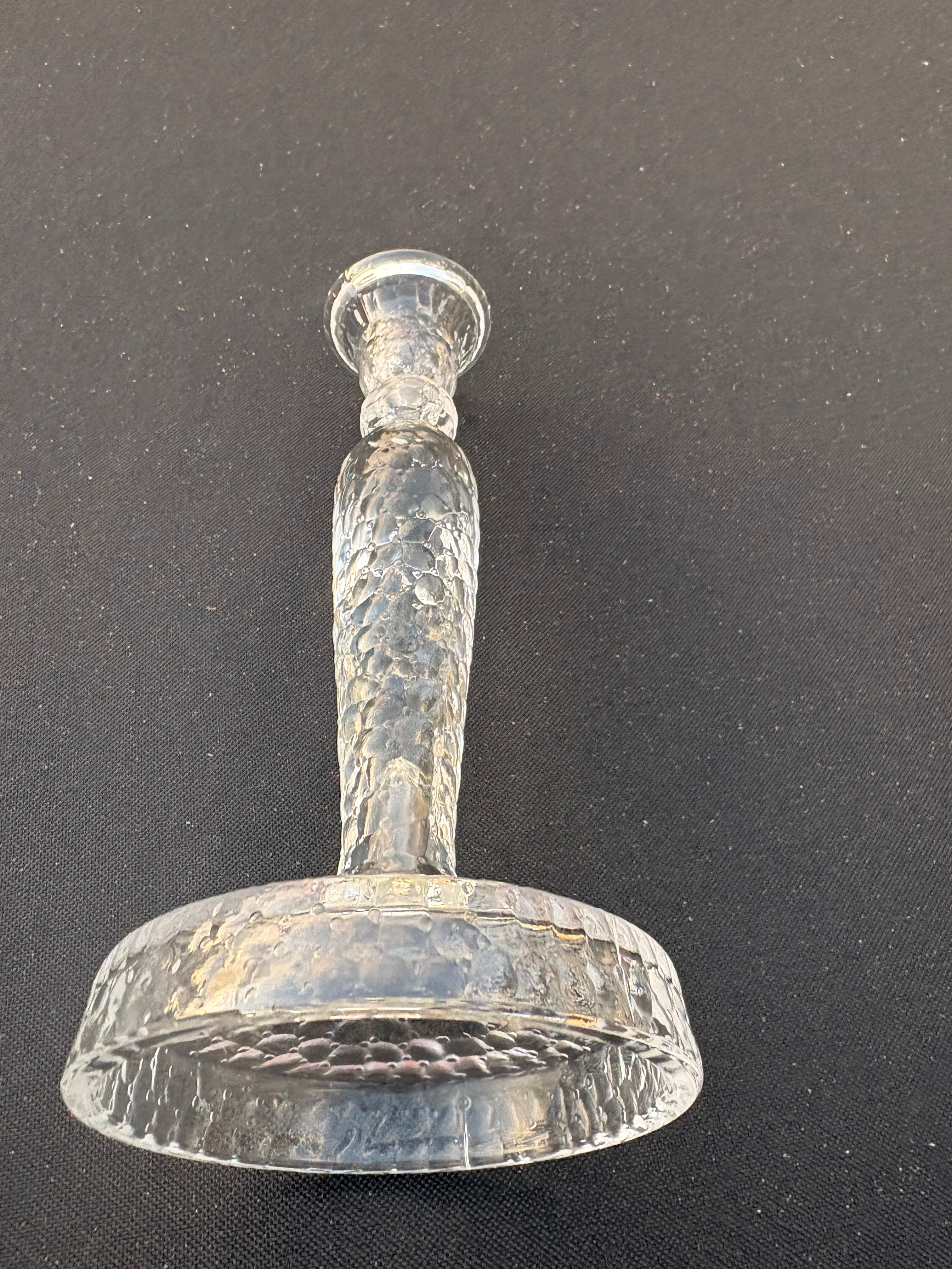 Biedermann & Sons Glass Candlestick