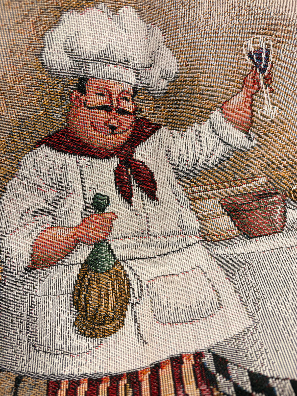 Fat Chef Tapestry Placemats, 2-Piece Set