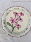 “All Things Grow With Love” Plate
